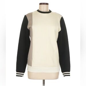 Reiss Women's Black, Cream, and Tan Sweater